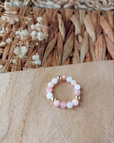 Pierścionek elastyczny z opalu