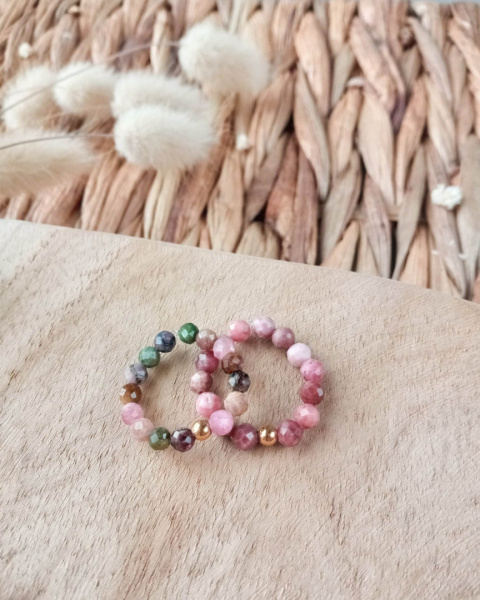 Pierścionki elastyczne komplet Pati end Beti